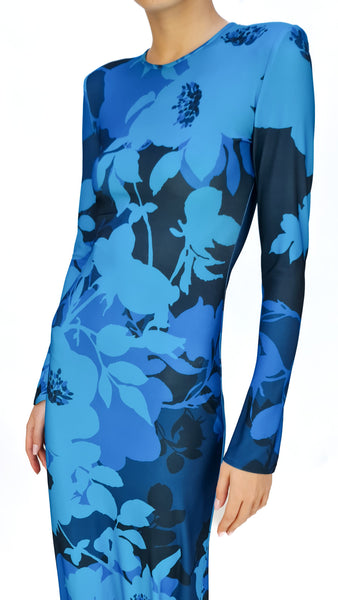 SMYTHE COBALT FLORAL DRESS