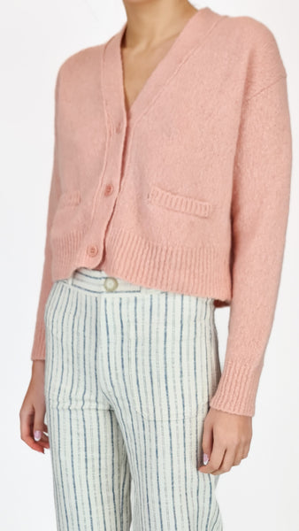 MASSCOB EVANS PEACH CARDIGAN