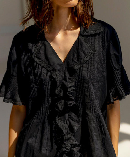 PROJECT AJ117 GAIL BLACK BLOUSE