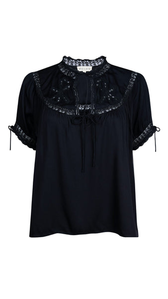 ST. CLAIR WILLA NOIR BLOUSE
