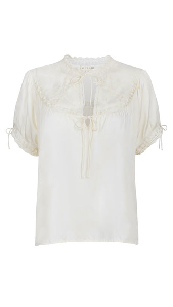 ST. CLAIR WILLA BUTTERMILK BLOUSE
