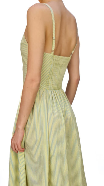 XIRENA BARDOT CITRINE DRESS