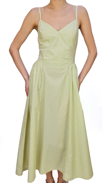 XIRENA BARDOT CITRINE DRESS