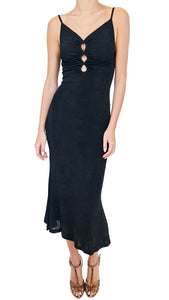 MISHA CAMBRIA MIDI DRESS