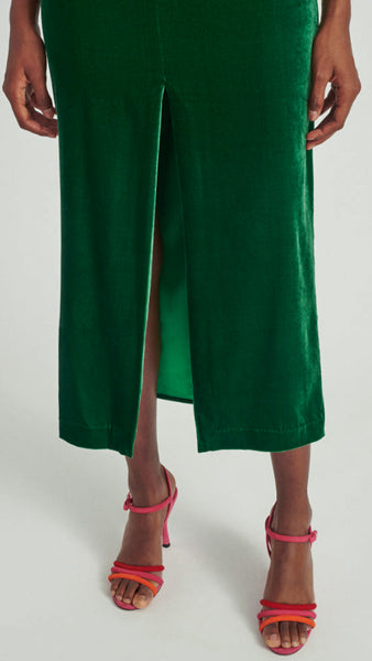 SALONI JINX C EMERALD DRESS